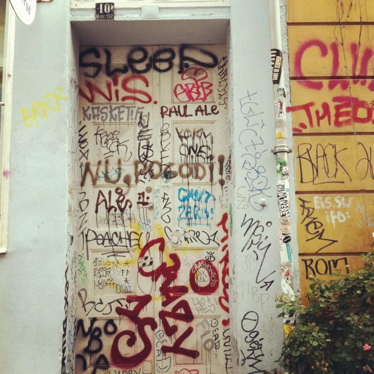 Door in the city, summer 2012